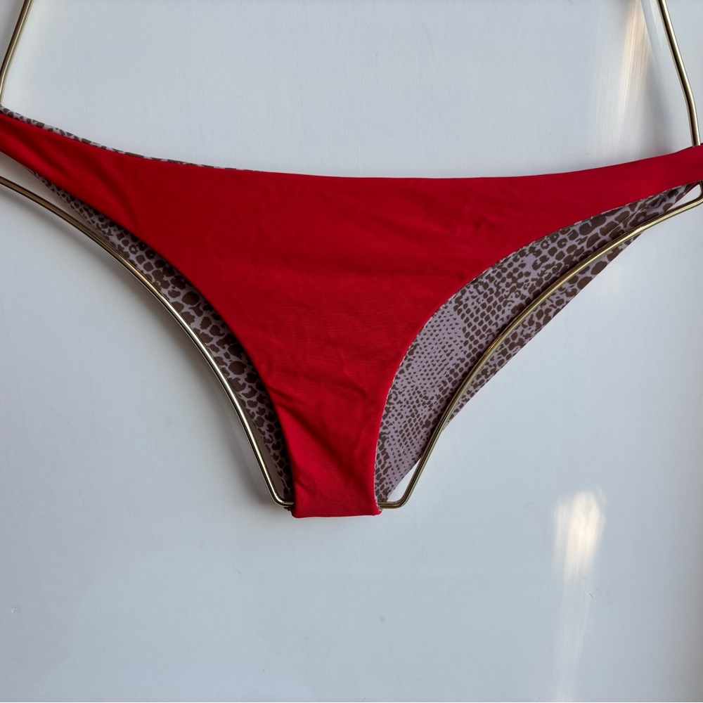 Acacia Swimwear Vibrant Red Bikini Bottom